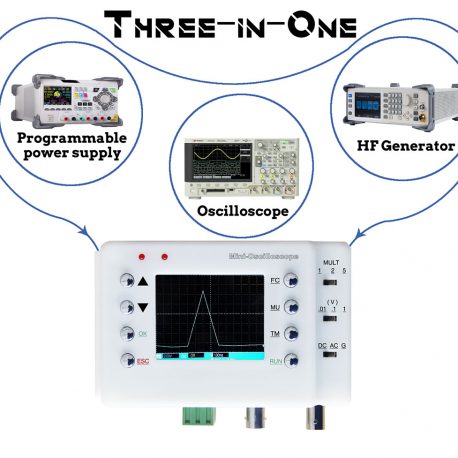 3-In-One Handheld Oscilloscope